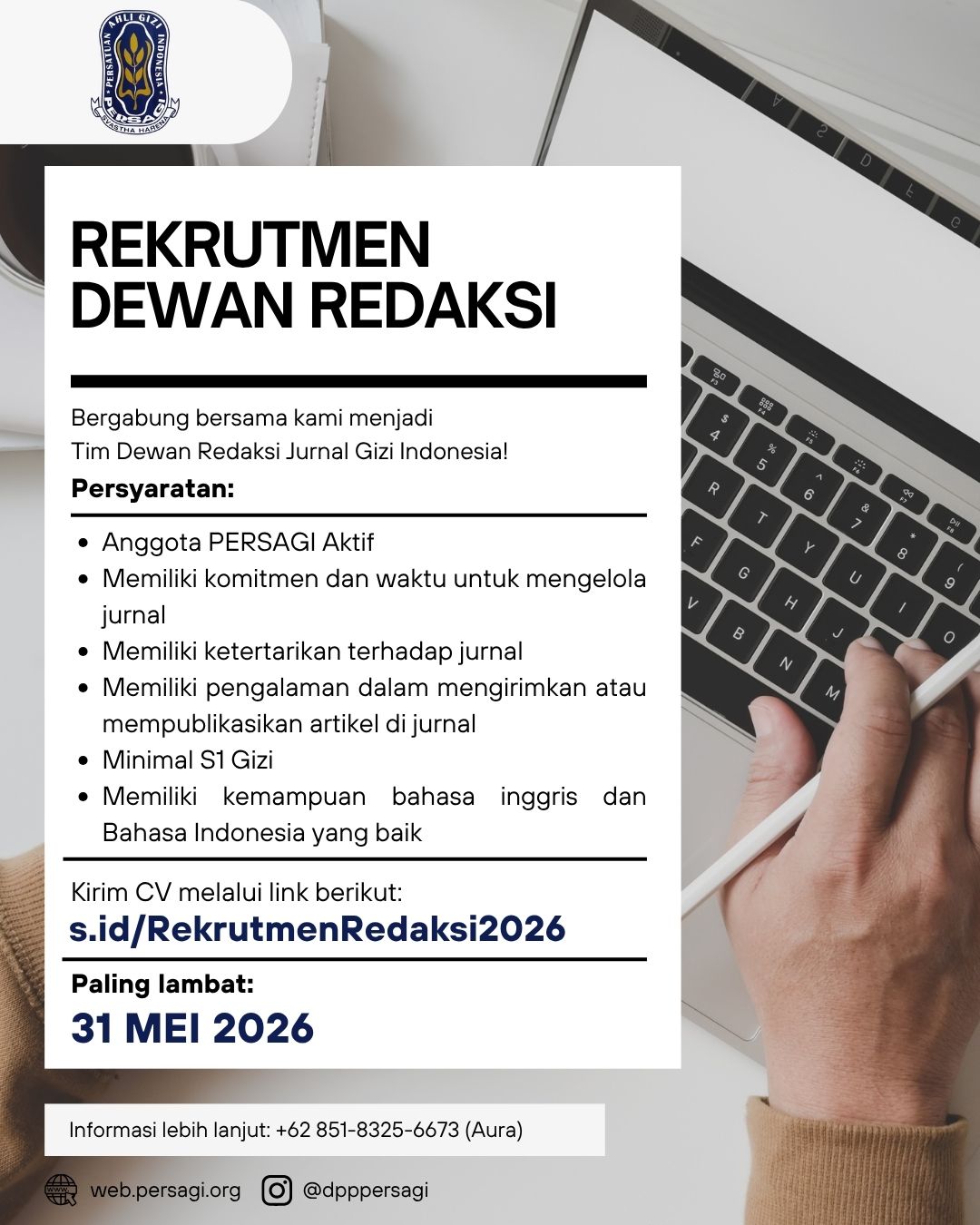 OPEN REKRUTMEN DEWAN REDAKSI 2026