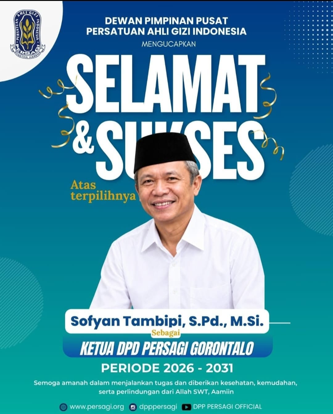 KONGDA  DPD PERSAGI GORONTALO TAHUN 2026